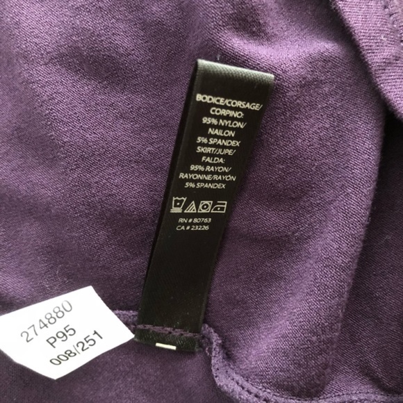 Victoria’s Secret Purple Lace Off Shoulder Dress - Picture 5 of 6